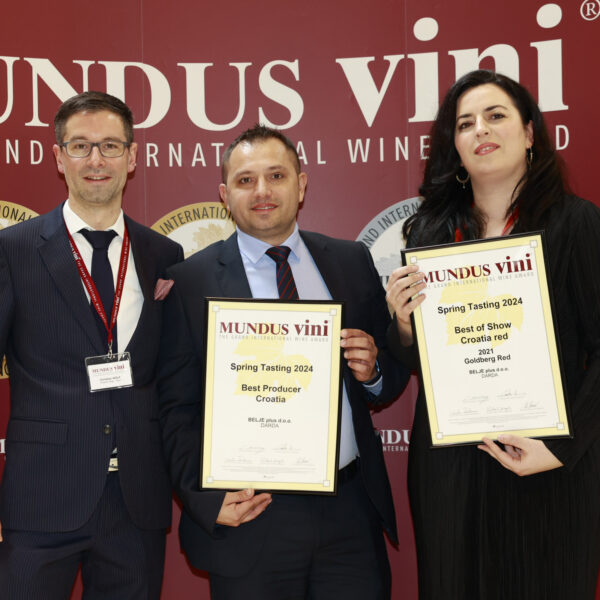 Vina Belje su najbolja hrvatska vinarija na ocjenjivanju Mundus Vini